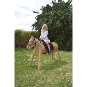 Holzpferd lasiert, 80 cm     - Bild 00