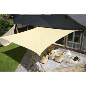 Sonnensegel 6 x 4 m, beige     - Bild 00