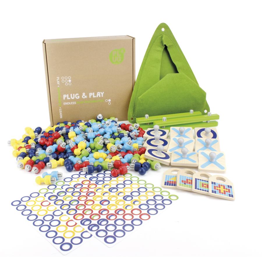 PLUG IT "TicTacToe & Steckspiel, 178-tlg.      - Bild 01