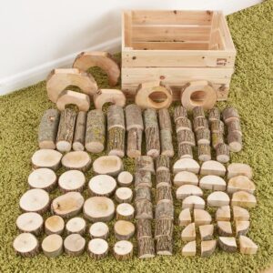 Natur-Holzbausteine, 90-tlg.      - Bild 00