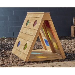 Kriech-Dreieck mit bunten Fenstern     - Bild 00