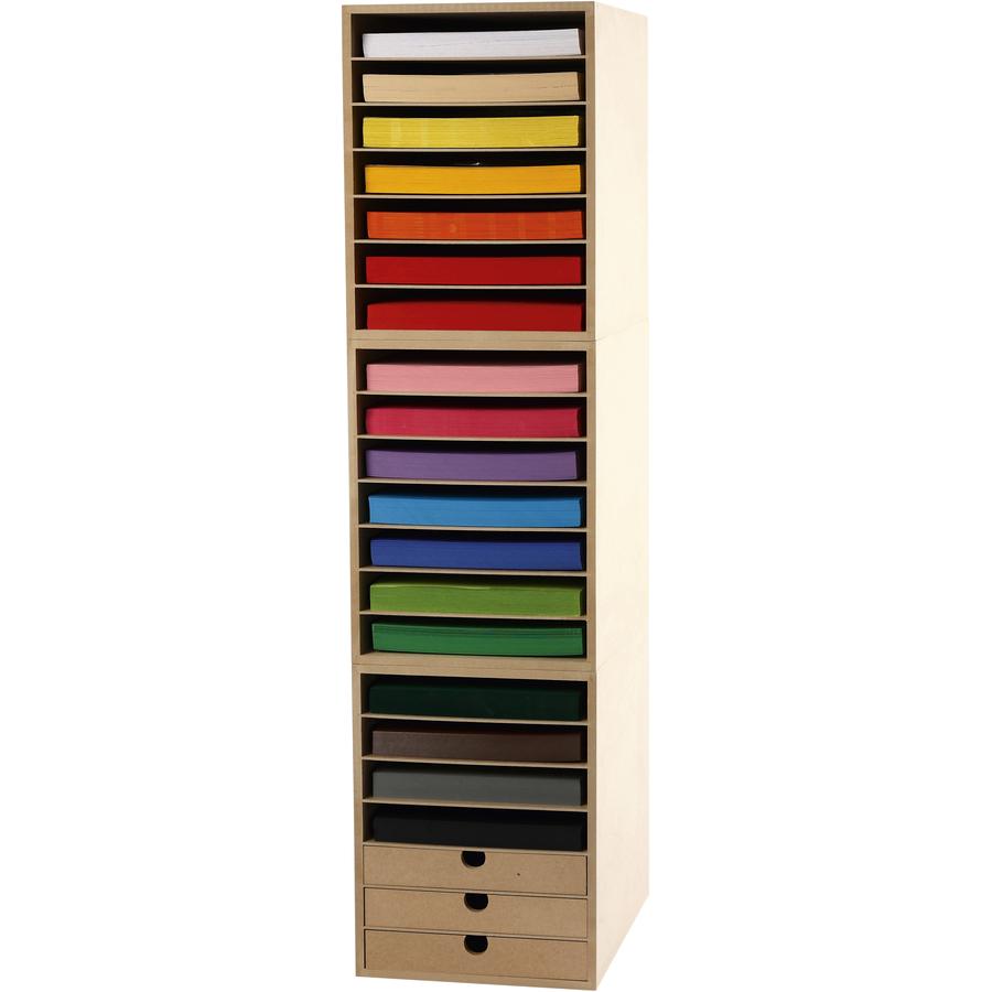 Tonkarton XXL-Pack DIN A4, inkl. Regal     - Bild 01