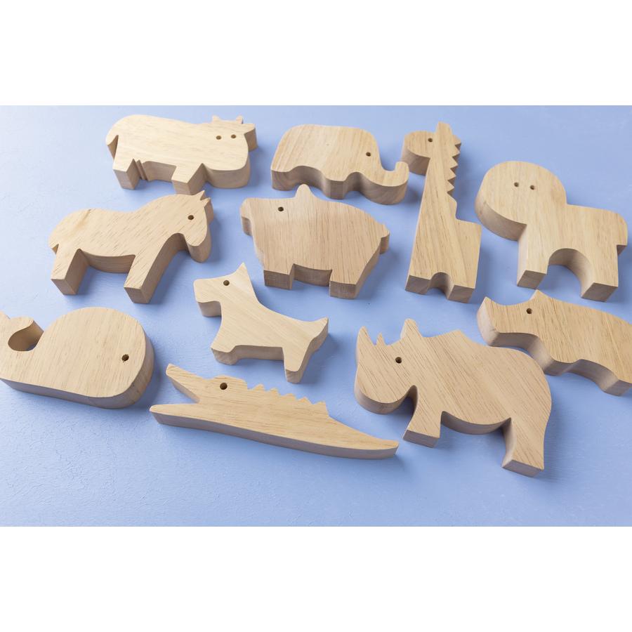 Holztiere Großpack, 44-tlg. - Bild 03