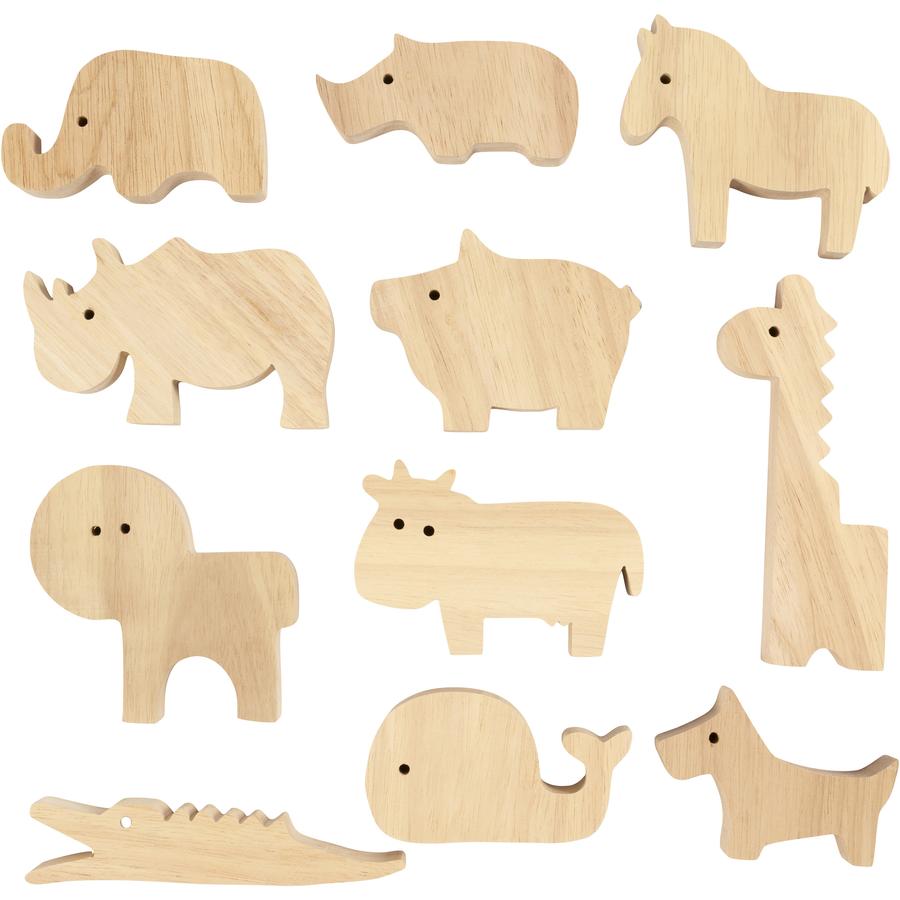 Holztiere Großpack, 44-tlg. - Bild 04