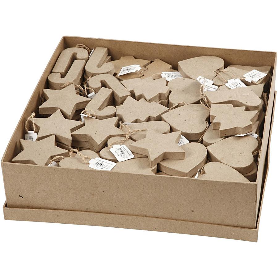 Pappanhänger Weihnachten Großpack     - Bild 01