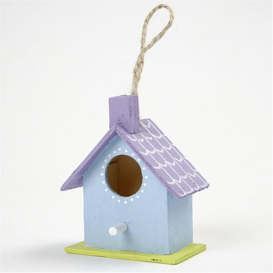 Holzanhänger Vogelhäuschen Großpack     - Bild 01
