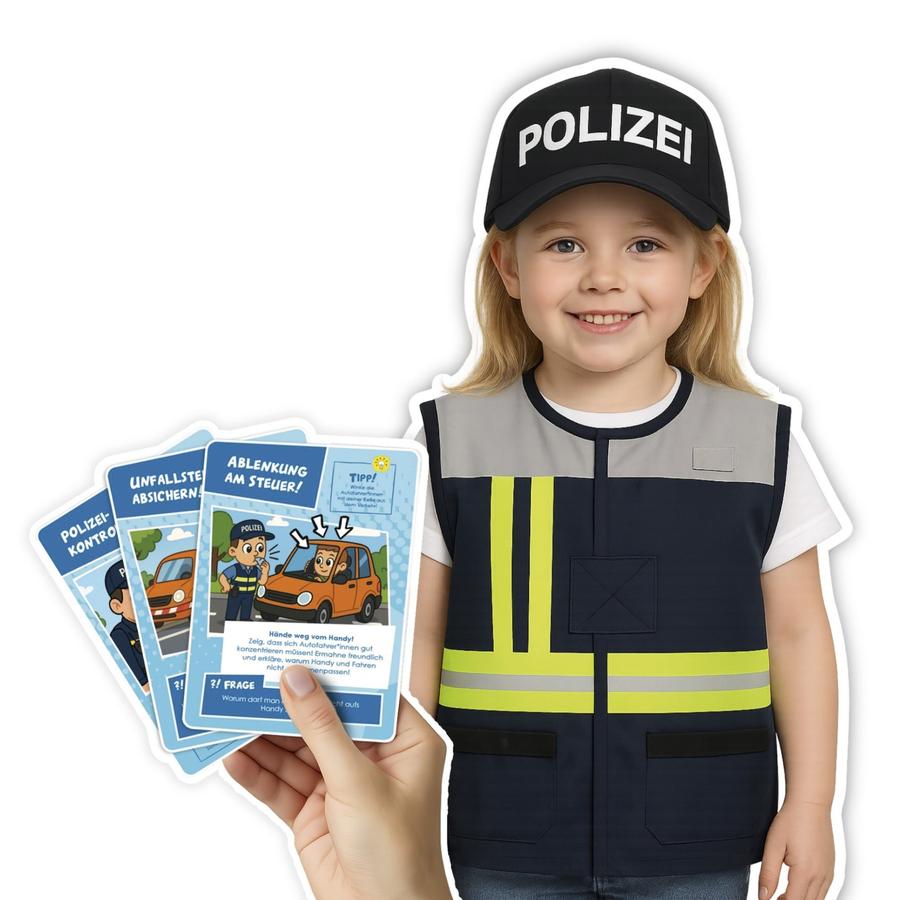 Rollenspielset Polizei, 9-tlg.   - Bild 01